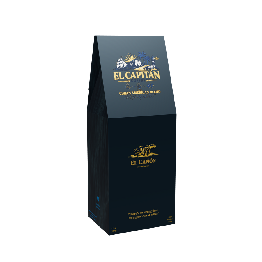 El Capitán Coffee El Cañón 12 oz packaging — front