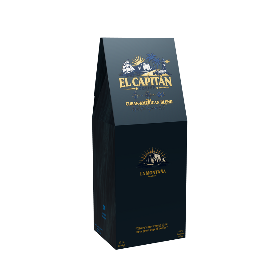 El Capitán Coffee La Montaña 12 oz packaging — front