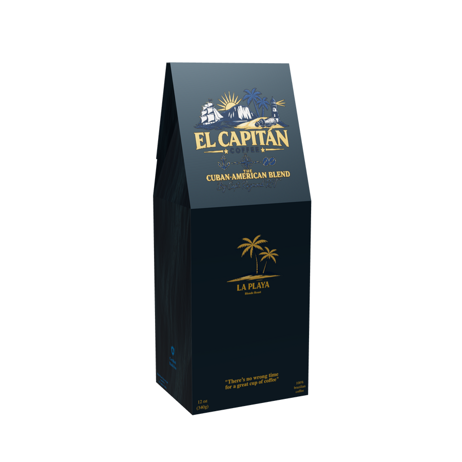 El Capitán Coffee La Playa 12 oz packaging — front