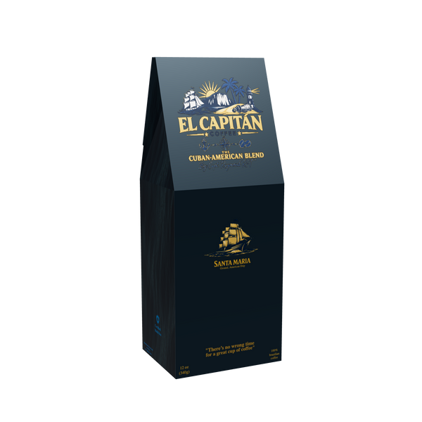 El Capitán Coffee Santa María 12 oz packaging — front