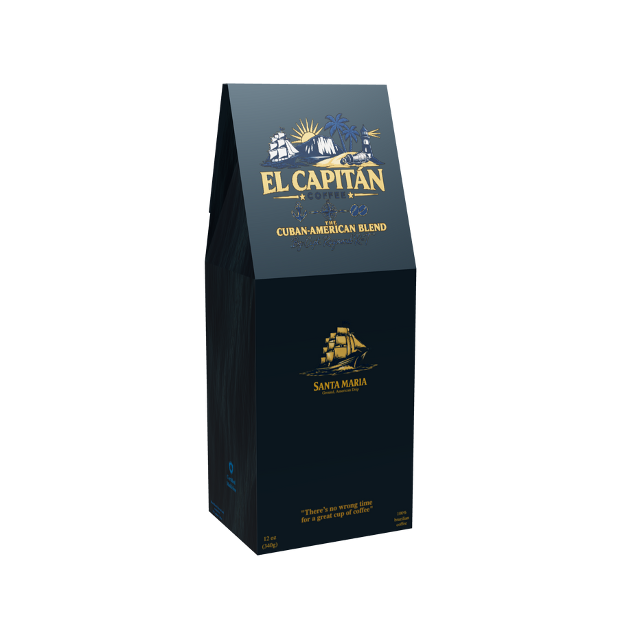 El Capitán Coffee Santa María 12 oz packaging — front
